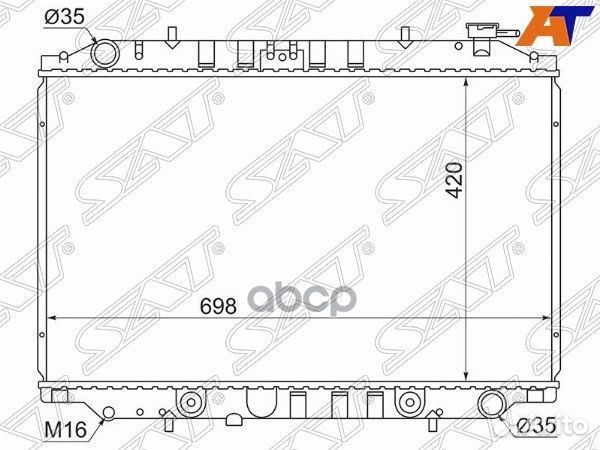 Радиатор nissan serena/vanette cargo/vanette LA