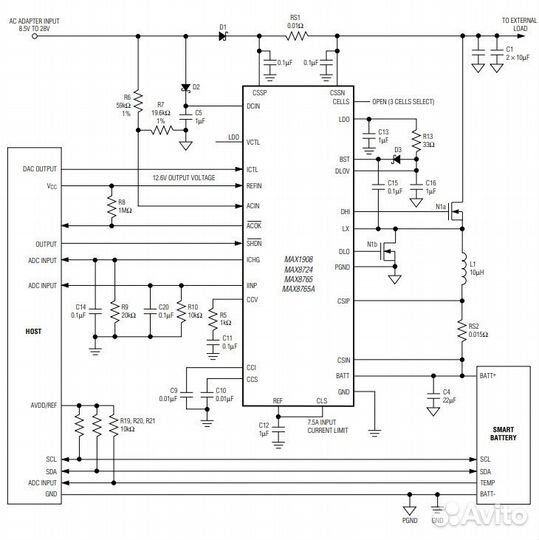 Микросхема MAX8724