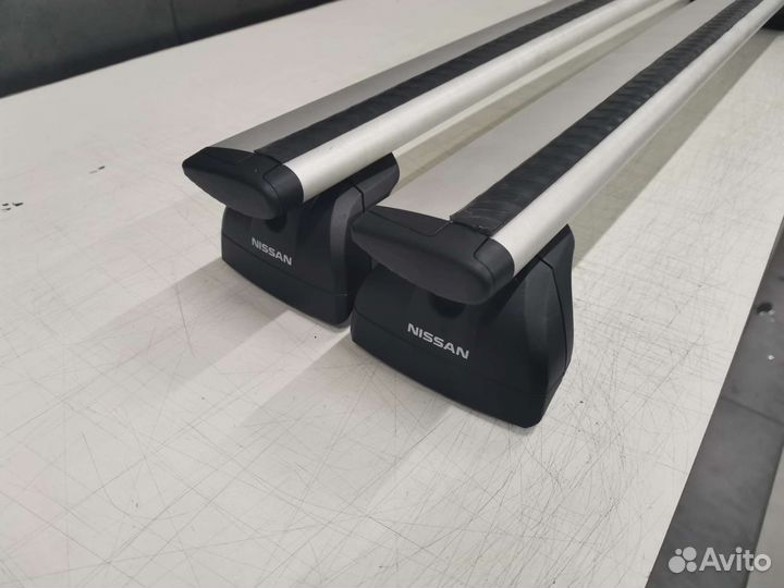 Багажник на крышу с рейлингами аэродинамический