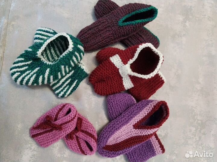 Вязанные следки