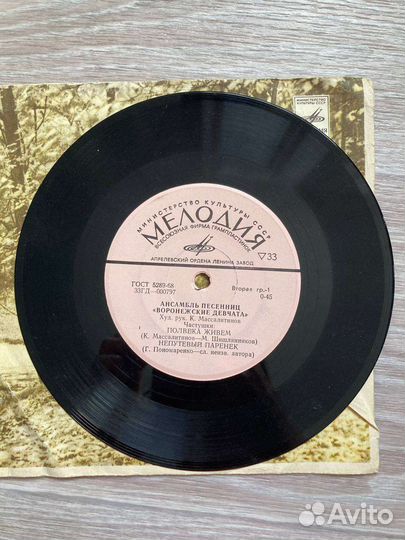 Пластинка частушки