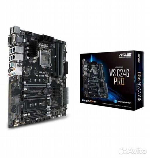 Материнская плата asus WS C246 PRO