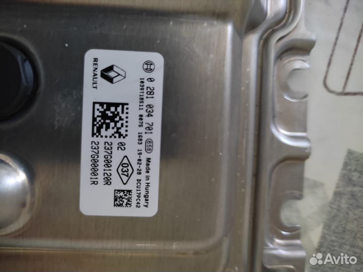 Эбу рено трафик 0281034701