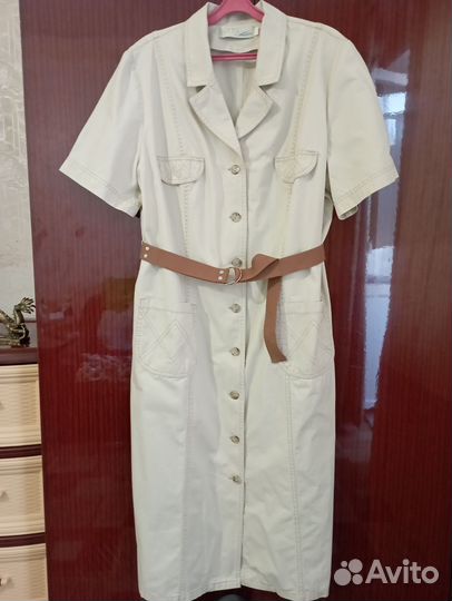 Платье в стиле сафари50-52р-р