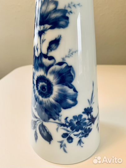 Ваза фарфор cobalt Германия
