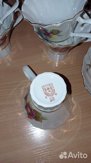 Чайный сервиз, Коростеньский фарфоровый завод СССР