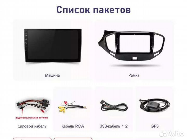 Универсальная магнитола 7 9 10 дюймов