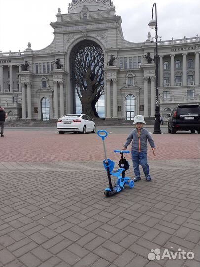 Самокат детский трехколесный бу