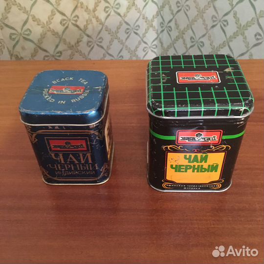 Банки из под чая СССР