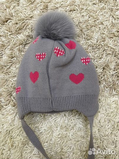 Зимняя детская шапка для девочки