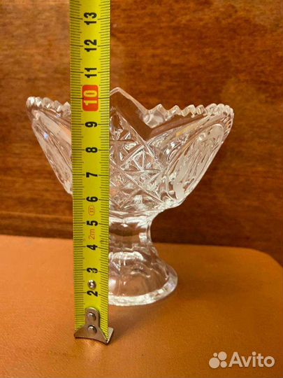 Ваза конфетница хрусталь