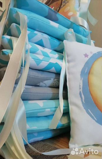 Бортики для детской кроватки