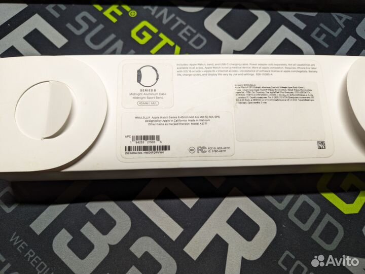 Часы apple watch 8 45 mm black