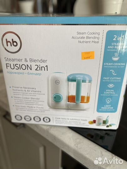 Пароварка-блендер happy baby