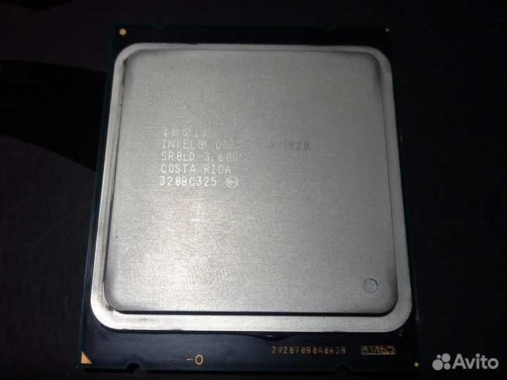 Процессор Intel core i7 3820 (LGA 2011, 3.6GHz)