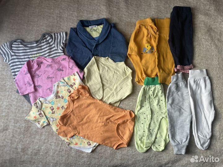 Одежда для девочки 50 56 1-3 мес