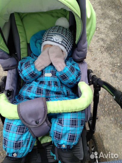 Коляска детская 3 в 1 Leo