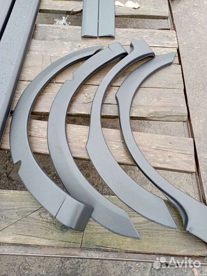 Обвесы на hyundai accent пороги арки низ дверей