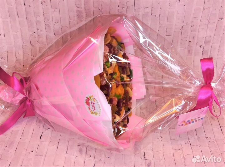 Букет из сухофруктов. Подарок на день рождения