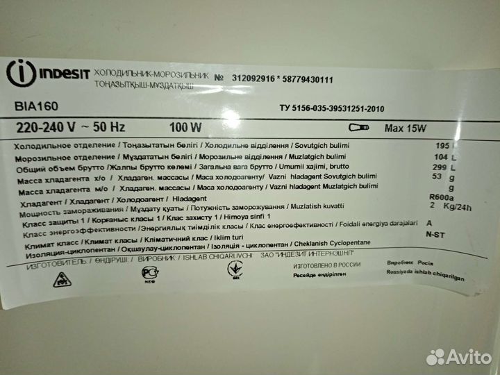 Индезит Панели болконы ящики