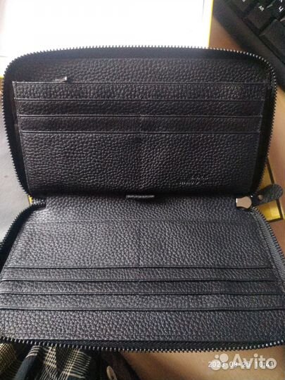 Мужское кожаное портмоне
