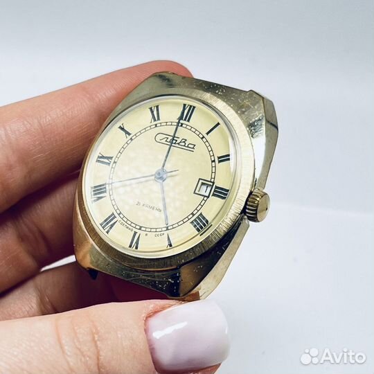 Часы СССР Слава Позолоченные 21 камень