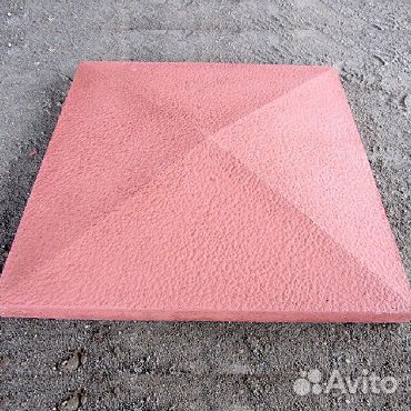 Колпак на столб и крышки (парапеты) на забор