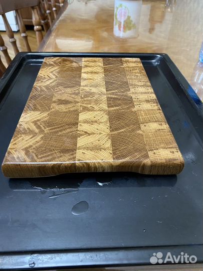 Торцевая разделочная доска из дуба