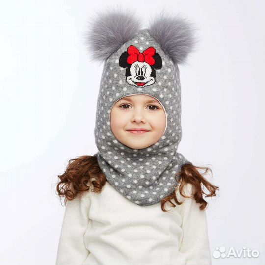 Шапки, шлемы и варежки детские новые