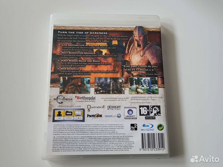 The Elder Scrolls IV Oblivion PS3