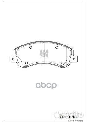 Колодки тормозные volkswagen amarok 2HA/2HB/S1B