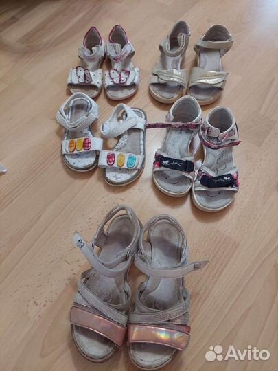 Обувь пакетом сандали для девочки 30 31 размер