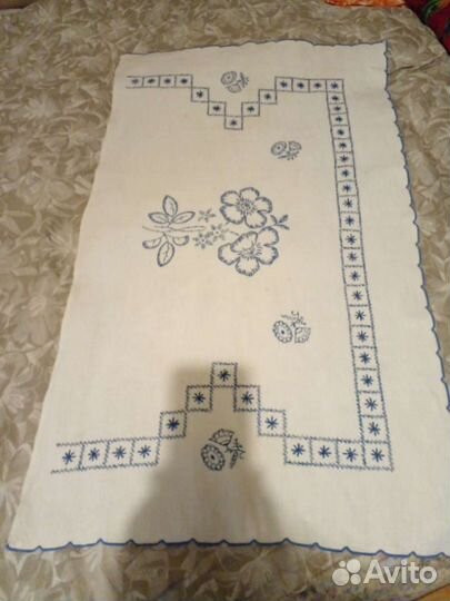 Постельное белье СССР, плюшев.коврик