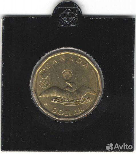Канада 1 доллар, 2014, Олимпиада в Сочи 2014, утка