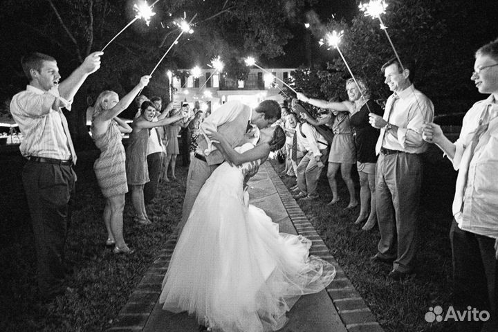 Длинные бенгальские огни в Орле 