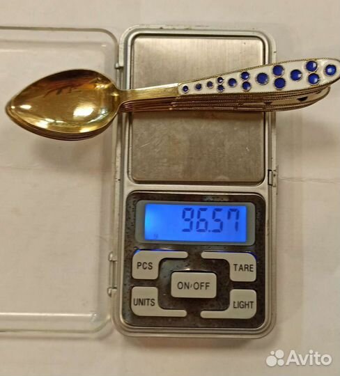 Набор Кофейных Ложек 916 серебро