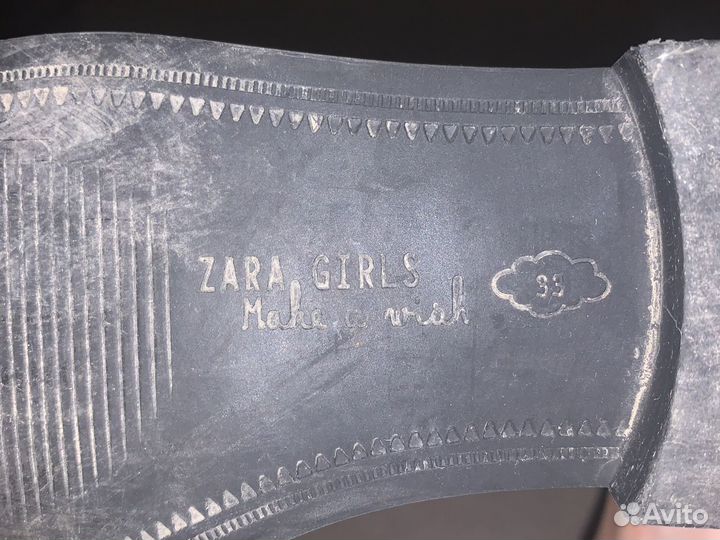 Сапоги zara для девочки