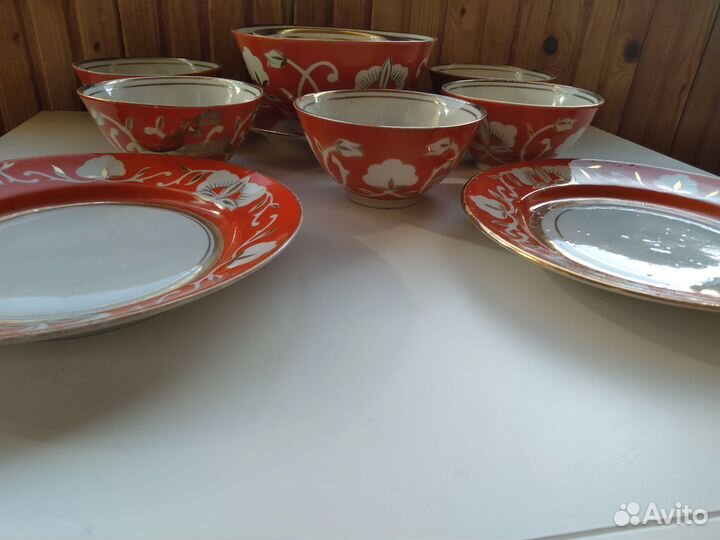 Чайный сервиз Золотой олень