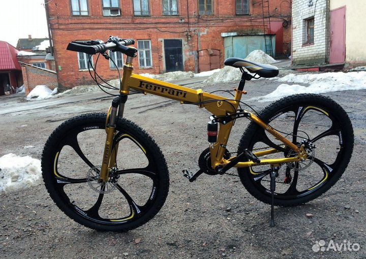 Велосипед на литых дисках