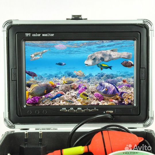 Подводная видеокамера с монитором fish finder