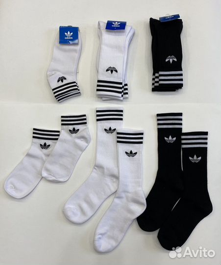 Носки Adidas (высокие,короткие)