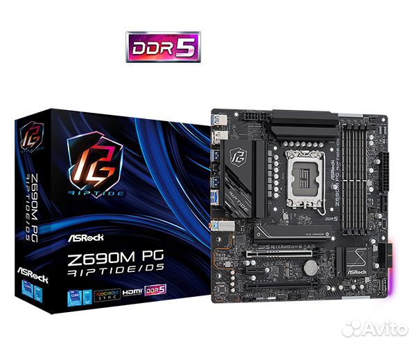Intel i5 12490f + Asrock z690m pg riptide/d5 ddr5
