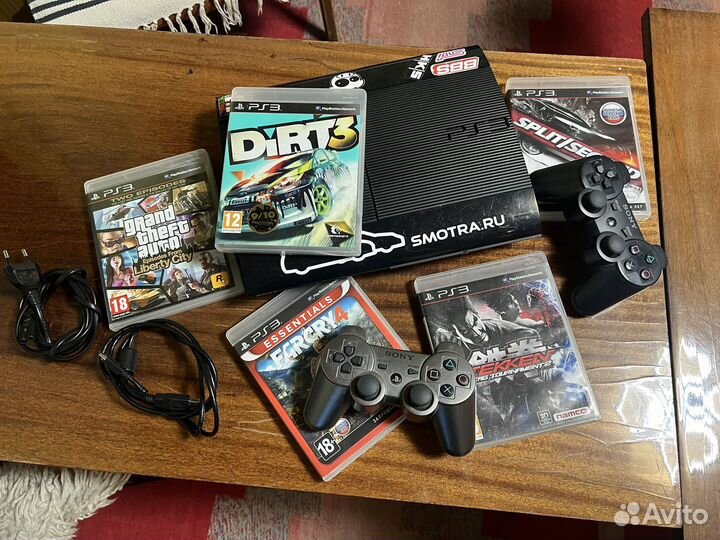 Игровая приставка ps3 super slim