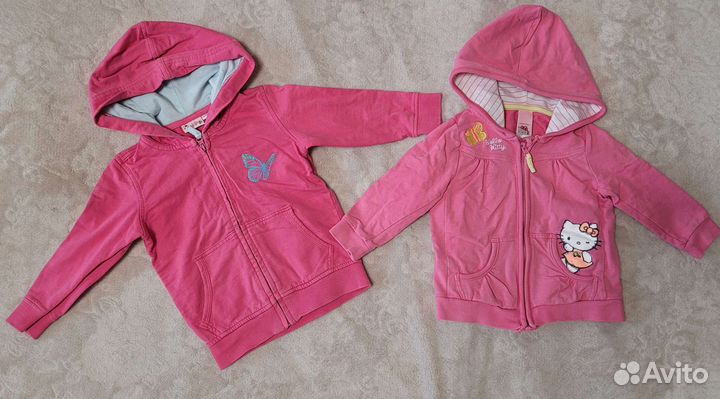 Вещи для девочки пакетом на 1 годик, 80 размер