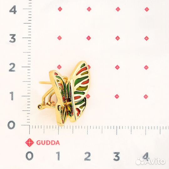 Серьги золотые