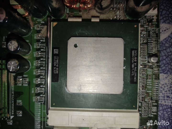 475 сокет + inel celeron + кулер (древние)