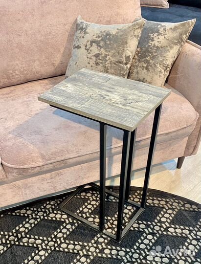 Прикроватный столик лофт, придвижной, новый