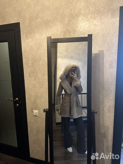 Дубленка натуральная женская снежная королева