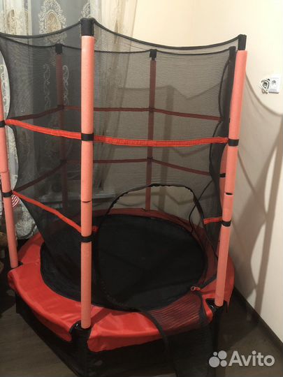Батут с сеткой