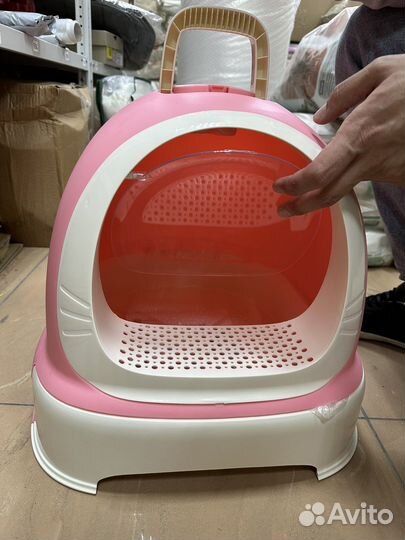 Закрытый туалет для кошек